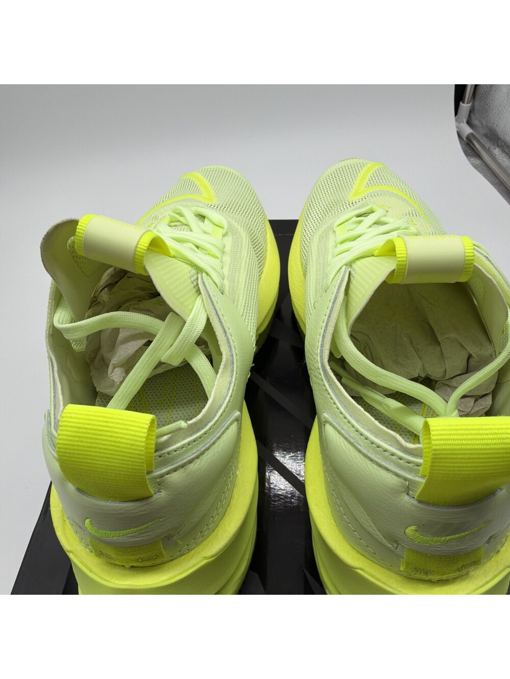 Size 9 - Nike Zoom Double Stacked Barely Volt W - Picture 8 of 11